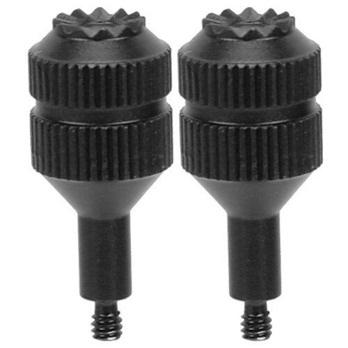 2 Stück Aluminium-Joysticks für DJI FPV V2 Schutz-Remote-Controller, Riegel Schwarz 1
