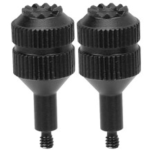 2 Stück Aluminium-Joysticks für DJI FPV V2 Schutz-Remote-Controller, Riegel Schwarz