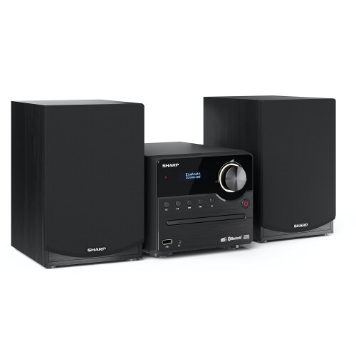 Sharp SHARP Micro Hi-Fi Sound System Stereo DAB+ FM Radio Bluetooth Input CD USB 45W