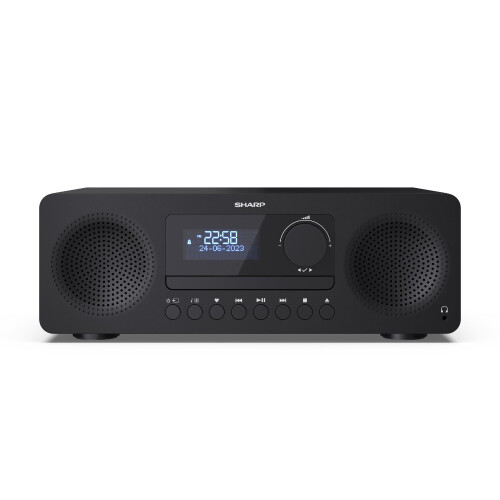 Sharp SHARP Tokyo Hi-Fi Music System All in One DAB+ FM Bluetooth Input XL-B720D(BK) 1