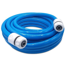 (4m + 2 connectors - 1 set) Fresh Water Hose 12.7mm, Food-Grade Pipe with Connectors, for Caravan, Camping