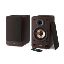 SHARP Bookshelf Speakers 2 Way Active 60W RMS 2x 30W Bluetooth USB Optical AUX