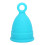 Coppa mestruale in silicone blu S 15 ml riutilizzabile 2