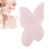 Pietra di giada rosa per scraping a forma di farfalla 72x82mm 14
