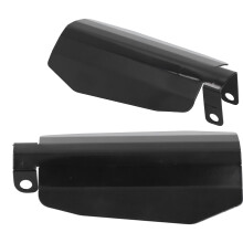 Protège-mains en métal noir mat pour Baggers/FXRs 06-