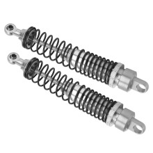 2 Stück 108mm RC Metallstoßdämpfer Dämpfersatz für HSP / RGT / Himoto / Redcat 1/10 RC Auto Silber