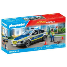 PLAYMOBIL 71729 Carro de polícia com sirene e luz giratória, Action Heroes, Os policias, 24 peças, A partir de 4 anos