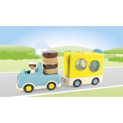 PLAYMOBIL Playmobil Junior: Donutlastbil med Stapling och Sortering 2