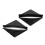Black Glossy Shark Fin Rear Bumper Diffuser Lip Spoiler Kit with Screws 4