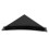 Black Glossy Shark Fin Rear Bumper Diffuser Lip Spoiler Kit with Screws 8