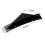 Black Glossy Shark Fin Rear Bumper Diffuser Lip Spoiler Kit with Screws 9