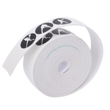 Tennis Schlägerkopf Anti-Kratz-Tape - Schlägerkopf Rahmen Schutzaufkleber aus PU (Weiß)