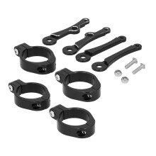 Support de phare en aluminium usiné CNC pour fourches de 1,5 à 1,6 pouces.