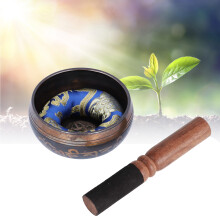 Buddha Sound Bowl Singender Klang Chant Förderung des Friedens Yoga Glöckchen Handgefertigte Meditationszubehör Geschenk