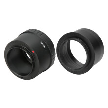 Adaptateur T-mount de 2 pouces et bague d’objectif FX - Noir 152.0g