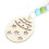 Fil de perles en bois; 100 g; Taille : 85 cm; Multicolore 4