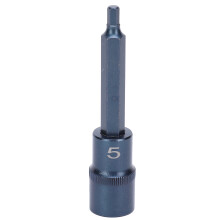 Sechskant-Schraubendreher-Bit 1/2 Zoll Quadrat-Bit S2 Aluminiumstahl Hardware für Schraubenschlüssel-Werkzeug