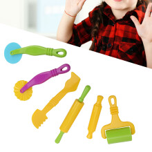 6-teilige Kinderschmuck-Knetwerkzeug-Set DIY Teigmodellierungswerkzeug-Kit für Kinder Kleinkinder