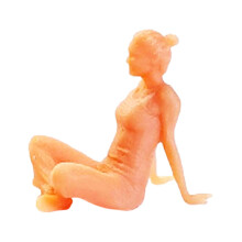 (Style D) 1/64 Scale Model People Resin Unpainted Figures for Fairy Garden Model