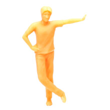 (Style C) 1/64 Scale Model People Resin Unpainted Figures for Fairy Garden Model