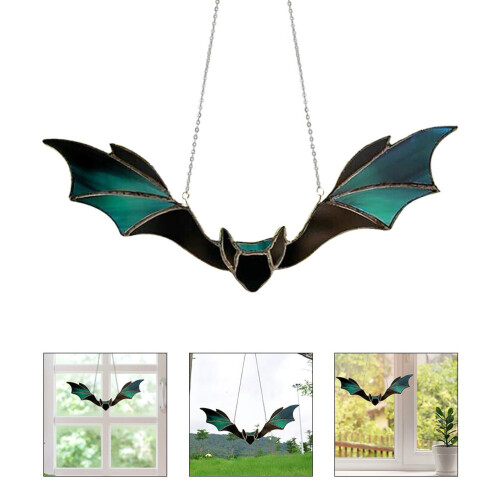 Window Panel Hanging Bat Suncatcher Wall Art 2