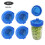 4Pcs Easy Rinse and Drain Plastic Sprouting Lids 15