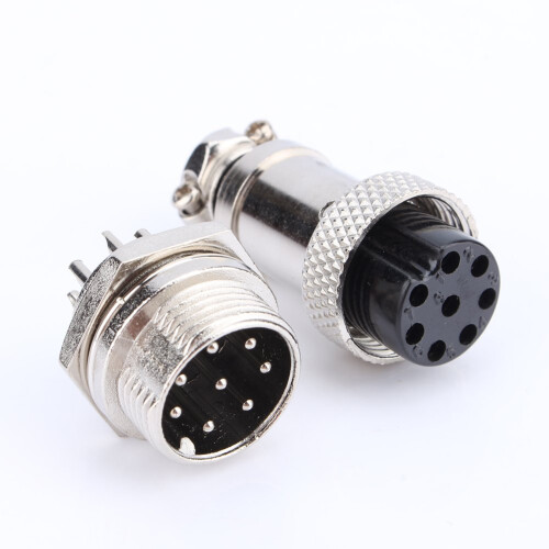 M16 16mm 8 Pin Screw Type Electrical Aviation Plug Socket Connector (8 Pin) 2