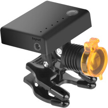 Draadloze 3W LED-hoofdlamp met optisch filter en universele clip, compatibel met alle loepen en veiligheidsbrillen.