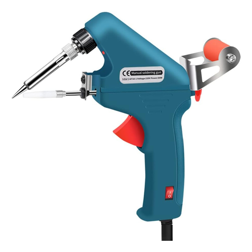 Automatic Soldering Gun, 60W Solder Gun, Ceramic Ptc Heating Core Hand-Held Electric Soldering Gun 768872732381