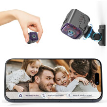 Spy Camera Hidden Camera with Audio/Video, Mini Wireless Camera with Phone App, Two-Way Audio, Night Vision, Motion Detection