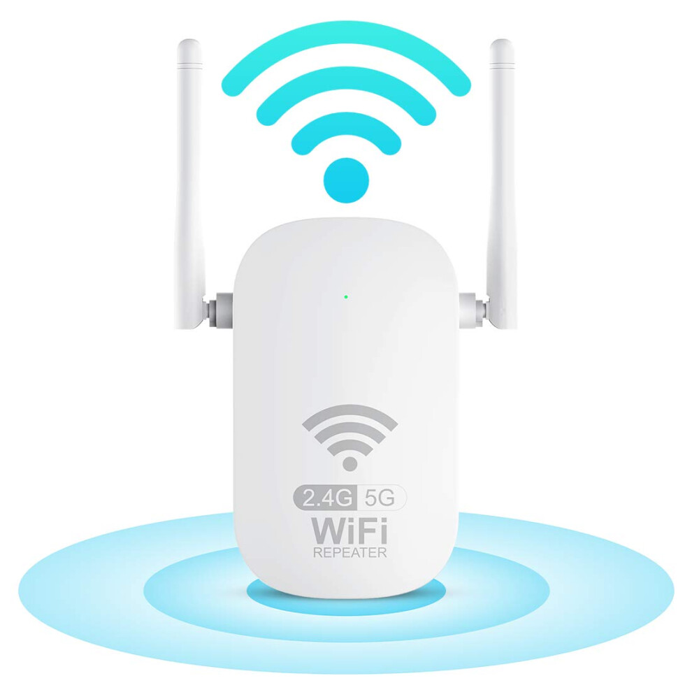 Wlan Amplifier Wlan Repeater 1200Mbit/S, Dual Band 5Ghz & 2.4Ghz Wlan - Amplifier With Lan Port 768872732978