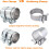 Exhaust pipe clamp car rim exhaust pipe clamp 4
