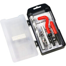 Thread Repair Kit, M12 x 1.5 mm Metric Thread Repair Insert Kit Compatible Hand Tool Set for Auto Repairin