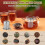 2pcs 304 Stainless Steel Tea Infusers for Loose Leaf Tea with Hook 4