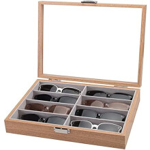 Eyeglass Storage Box for Glasses Storing Display Holder Sunglasses Organizer for Eyeglasses Spectacles