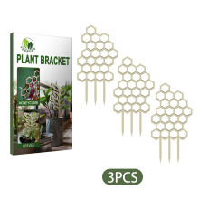 Lot de 3 supports pour plantes grimpantes d'extérieur en pot, support pour fleurs, étagère pour compositions florales, support pour plantes grimp
