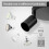 Ceiling Spotlight LED Swivelling GU10, 3-Bulb Round, Ceiling Light Ceiling Light Spot Black, Modern Spotlight 4