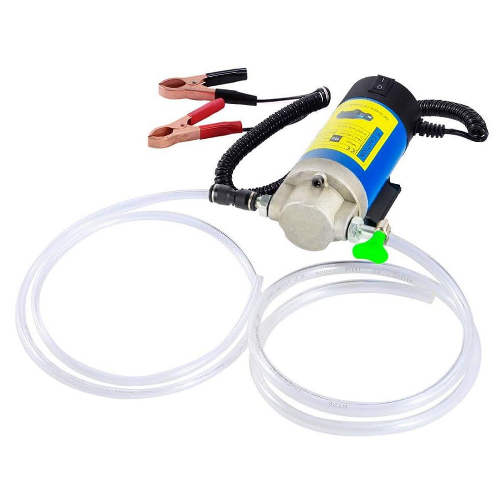 Shenzhenshiwusongmaoyiyouxiangongsi 12V 100W Oil Extractor Pump Oil Transfer Pump,Diesel Fluid Extractor Pump,Oil Diesel Pump Low Noise Equipped With 3 Pipes