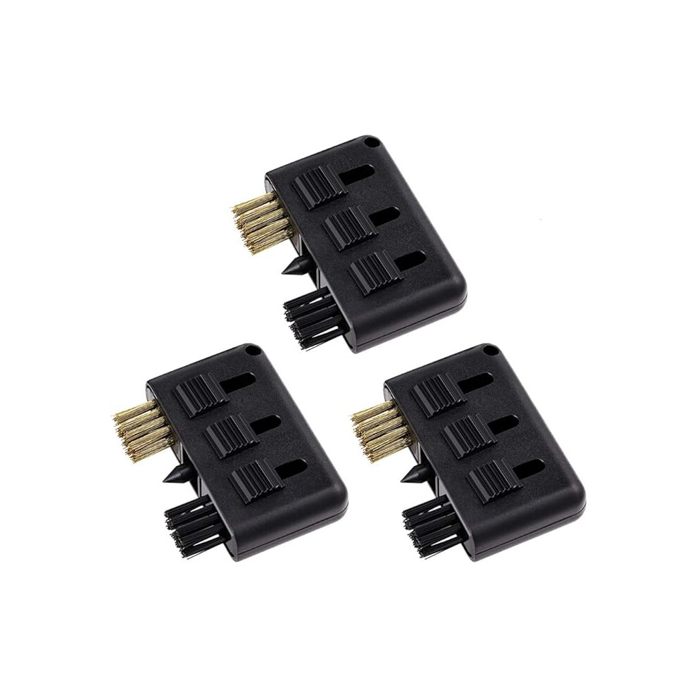 rainday 3 Pcs Golf Brush Golf Club Slot Cleaning Brush,Groove Cleaner Restorer Golf Groove Sharpener With Clip-image-OPC-PJT8QX8-NEW