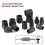 Damaged Stripped Nut and Bolt 13PCS Impact Bolt Nut Screw Remover Tool Set 3/8" Nut Extractor Socket Socket Wrench Remover Kit 4