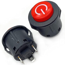 Children Electric Stroller Car Motorcycle Start Switch One-Button Start Round