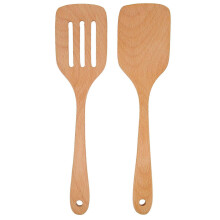 2-teiliges Holzspatel-Set, hitzebeständig, leicht, für die Küche, zum Kochen, für die Küche zu Hause, OEIN