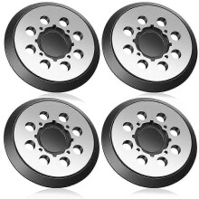 4-teiliges Ersatzpad für Schwingschleifer mit Metallrücken, stabiler, 5 Zoll, 8-Loch-Hakenschleifpad für DWE6421