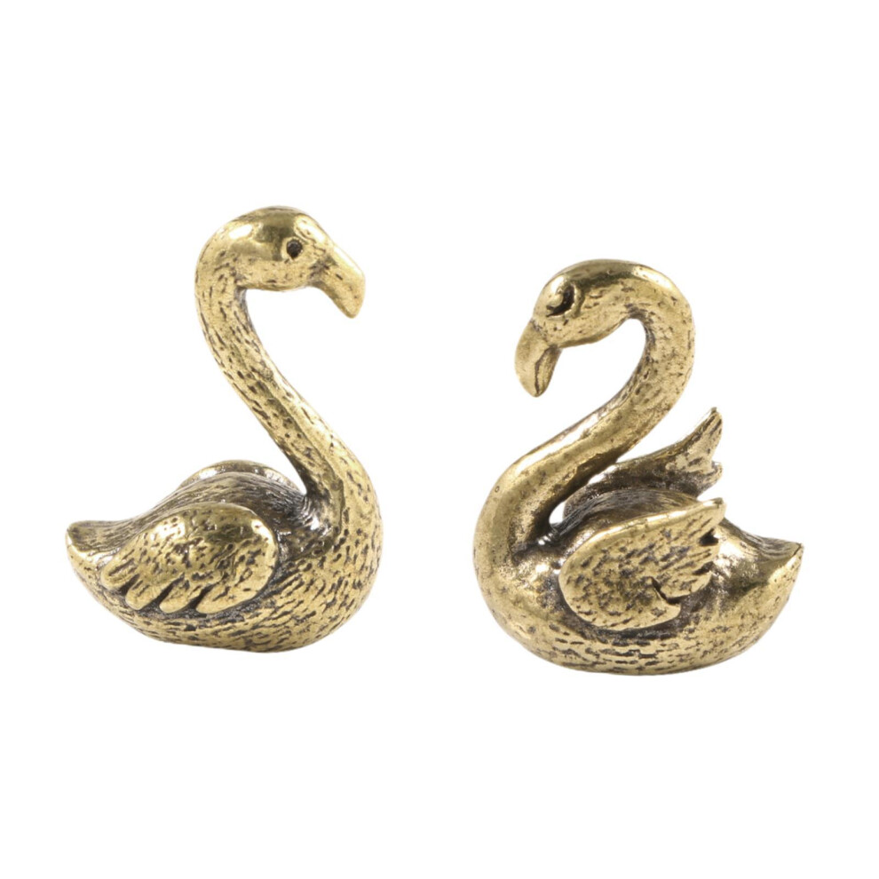 Delicate Brass Ornaments Flamingo Couple Figurines Crafted For-image-OPC-PJT985G-NEW