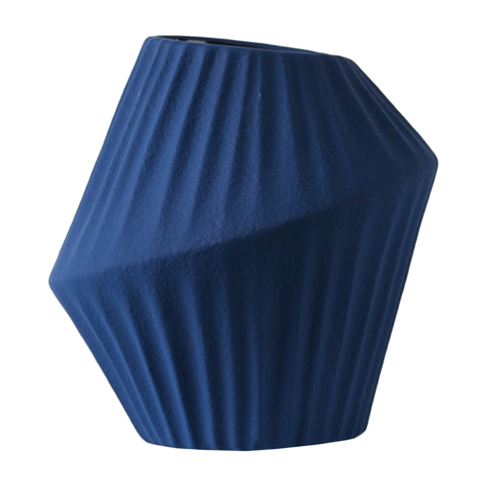 1pc Geometric Ceramic Vase Bevel Ceramics-image-OPC-PJT9CJ2-NEW