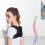 Posture Corrector Brace Black 1set 64x21cm 11