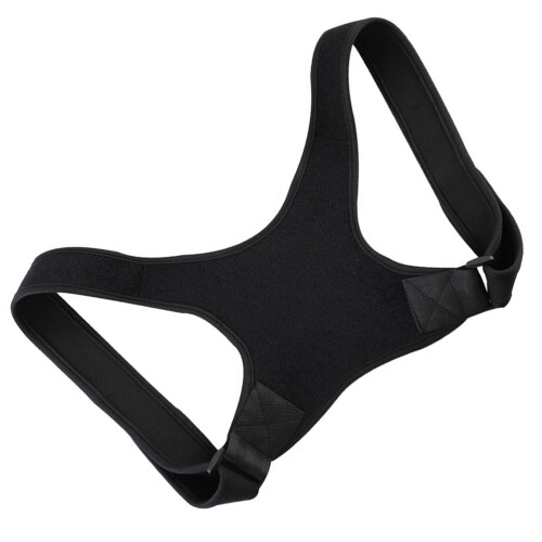 Posture Corrector Brace Black 1set 64x21cm 2