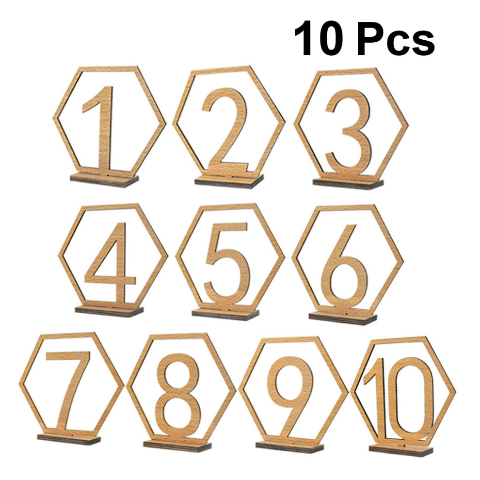 Raindrops  10 Pcs Log Slice Table Holder Guest Markers Bride-image-OPC-PJT9G6V-NEW