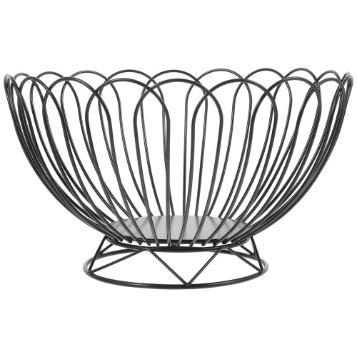 Decorative Fruit Basket For Kitchen Black Wire 1pack