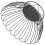 Decorative Fruit Basket For Kitchen Black Wire 1pack 9